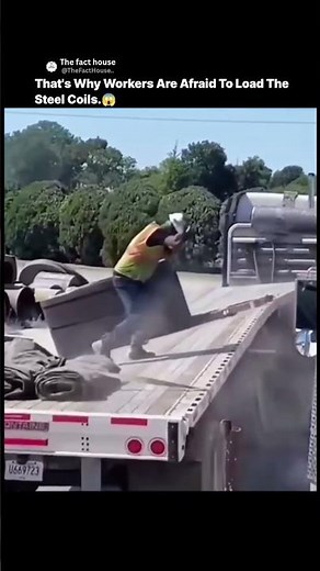 Why Steel Coil Loading Is So Dangerous😳