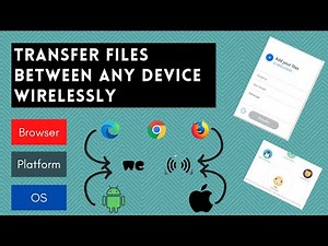 How to Transfer Large Files Between Any Device Wirelessly | WeTransfer | ShareDrop