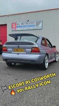 🏎️ Escort RS Cosworth / 90s Era / Big Whale Tale / Fat 5 Spokes / 2.0 Turbocharged Engine