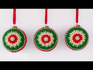 HOW to CROCHET TREE ORNAMENT - Christmas Decoration by Naztazia