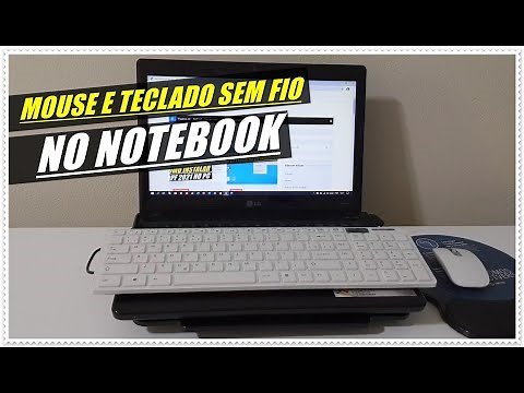 Como Conectar e Usar Mouse e Teclado SEM FIO No Notebook