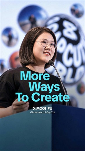 Say hello to the New Way of Content Creation with CapCut! 👏 Built on the video editor you already know, CapCut is now an all-in-one AI-powered creative platform, with video and image editing, AI generation, filmmaking and design together in one place, on mobile, desktop, web and tablet. Hear more from Xiaoqi Fu, Global Head of CapCut, on stage at CapCut World Singapore, and discover what's coming next at capcutworld.com. #CapCutWorld #CapCutWorldSG