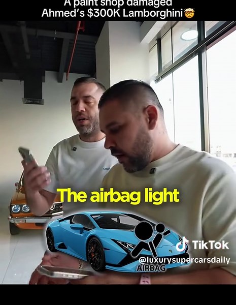 This is exactly why he opened his own garage😳 #storytime #ahmedamwell #dubai #luxurycars #supercar