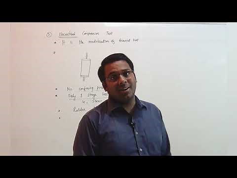 8.6 # Unconfined Compression Test | Soil Mechanics | Civil | GATE | ESE | Vishal Sir