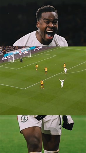 9.6K views · 419 reactions | Jamie Gittens goal vs Wolves — First of many, Cheers to more goals, assists, and trophies at Chelsea. #CFC  | De Chelsea Captain | Facebook