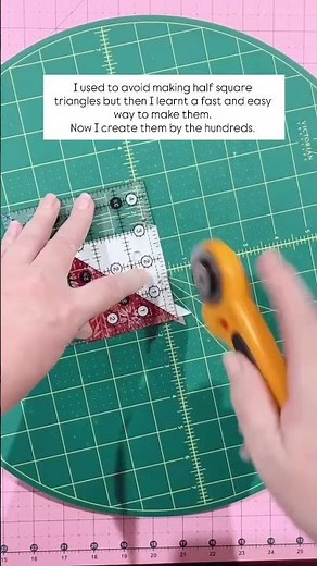 Half Square Triangles Simplified #beginnerquilting #quiltingtips #quilting