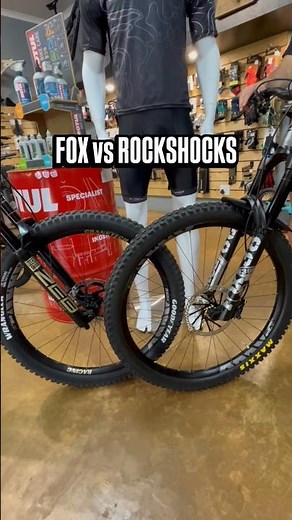 Fox or Rockshox? 🤔#mtb #fox #rockshox