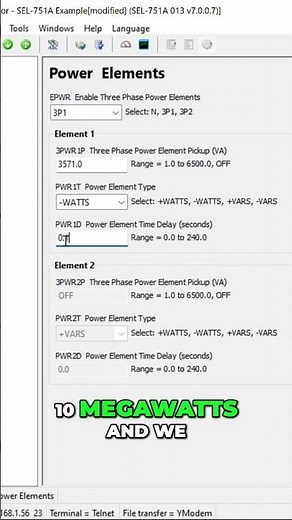 Setting a Reverse Power Element in the SEL-751 | Relay Setup Demo Using Quickset AcSELerator