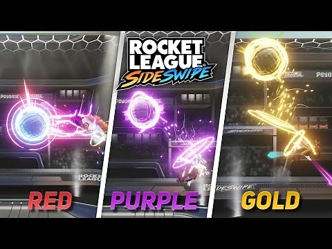 Rocket League Sideswipe: SHOOTING (How to do Red, Purple & Gold Shots) +2 extras!!
