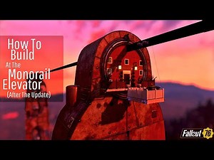 Fallout 76 Camp Tutorial | How To Build At The Monorail Elevator | Pre-Existing Structure | Tiny