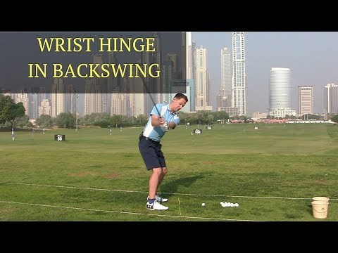 PROPER WRIST HINGE IN GOLF BACKSWING
