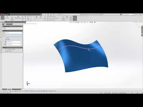 SOLIDWORKS - Face Curves