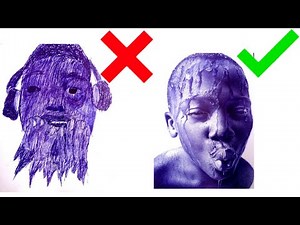 10 EASY Tips and SECRETS To IMPROVE Your Pen DRAWING 2021_ Real time_(Ebuka Pen)