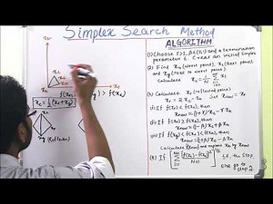 Lecture 35 - Simplex Search Algorithm | Minimum of a multivariable function numerically