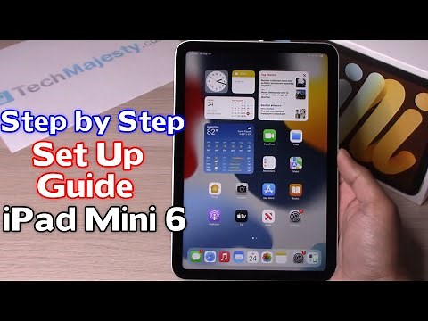 How to Set Up iPad Mini 6 (Step by Step Guide) for Beginners (2021) - EASY!