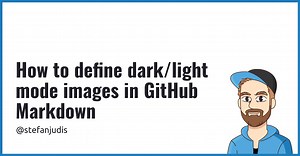 How to define dark/light mode images in GitHub Markdown