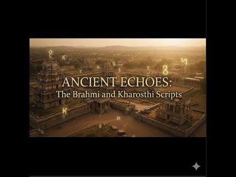 Ancient Echoes : The Brahmi & Kharosthi scripts_#Kayan JD