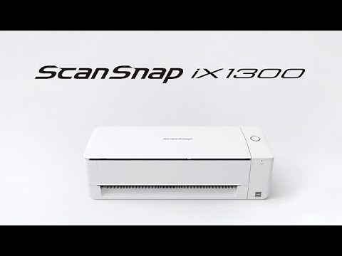Introducing the ScanSnap iX1300