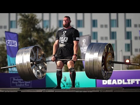 WORLD RECORD: Oleksii Novikov Lifts 1,185 LBS 18" Partial Deadlift | 2020