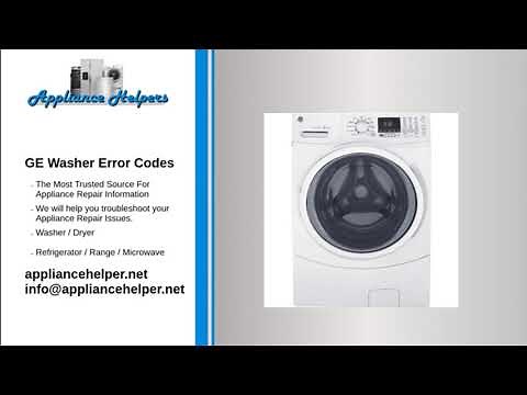 GE Washer Error Codes