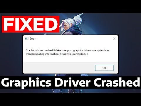 How To Fix Valorant Graphics Driver Crashed | Valorant Game Crashing