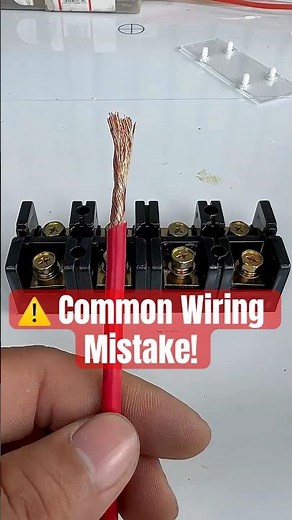How to Connect Electrical Wires to a Terminal Block | Safe & Professional Wiring