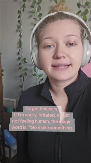 My mood cheat code. And it's not Snickers.