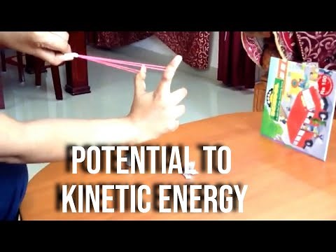 Work - Potential and Kinetic energy Science Experiment