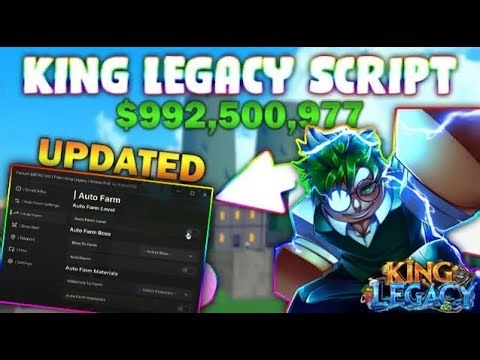 *NEW* King Legacy Script (PASTEBIN 2025) (AUTOFARM, FRUITS, KILLAURA, AUTO RAID, SKILLS)
