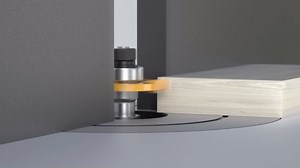 Slot Cutter Router Bit 1/2 Shank, 3 Wing Slotting Cutter Router Bit for T-Molding Slot Cutting | 1/4" Carbide Height