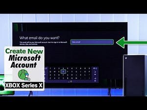How to Create New Microsoft Account on Xbox X!