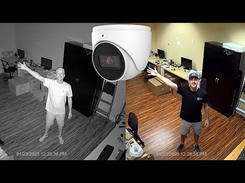 4K CCTV Camera IR Night Vision Testing