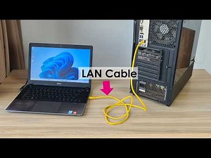 WINDOWS 11 : Connect 2 PC together with an LAN Cable to Transfer Files
