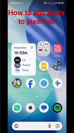 How to download and add fonts to pixel lab