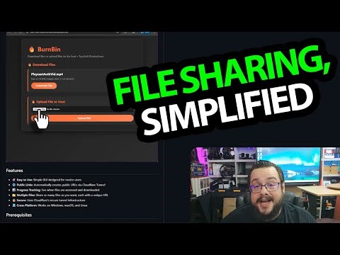 Best Free Tool for File Sharing in 2025? BurnBin Demo