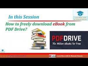 How to freely download books? | PDF Drive | Dr. Muntazir Hussain