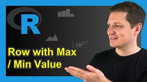 R Select Row with Maximum or Minimum Value in Each Group (Example)