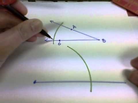 Constructing Congruent Angles