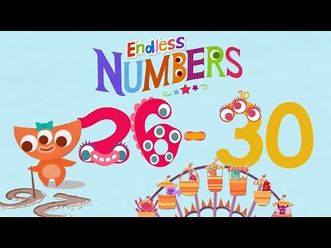 Endless numbers - Learn to Count Numbers from 26 to 30 for Children