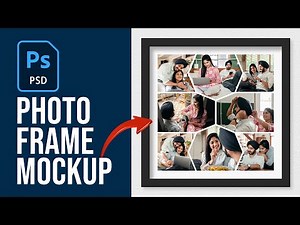 Create Photos Collage Mockup Frame in Adobe Photoshop