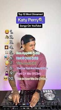 Katy Perry's Top 10 Most Streamed Songs On YouTube
