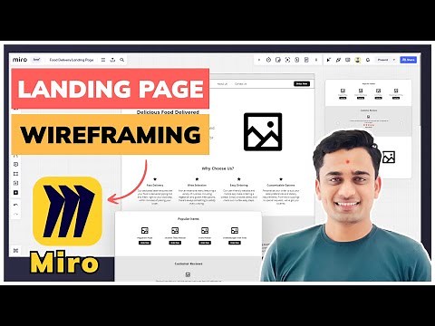 How to design Landing page wireframe in Miro | Step-by-Step Guide