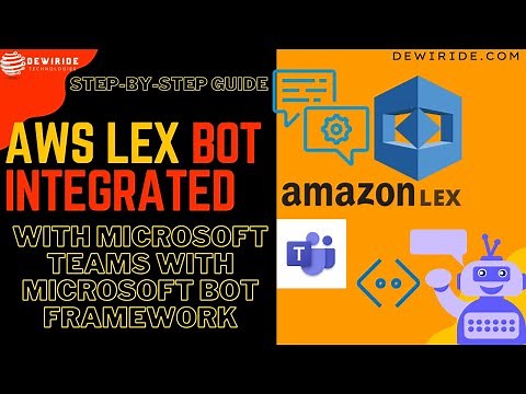 AWS Lex Bot integrated with Microsoft Teams using Bot Framework SDK | Step-by-Step Beginner Guide