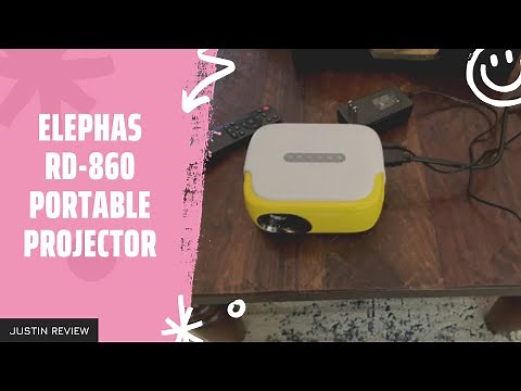 ELEPHAS RD-860 Portable Projector Review & How To Use | Best Seller Mini Projector