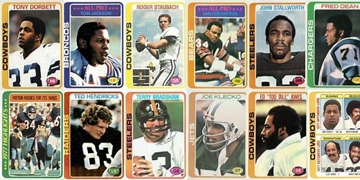1978 Topps Football Cards - 12 Most Valuable - Wax Pack Gods