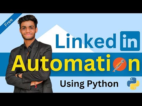 AUTOMATE LinkedIn using PYTHON | LinkedIn Developer API | TechSunami