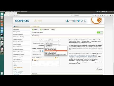 How to setup VPN's on Sophos UTM9