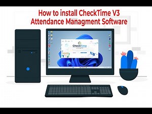 How to install CheckTime V3 Attendance Managment Software