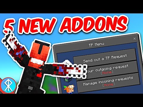 5 NEW ADDONS You Should Try (MCPE/Bedrock Minecraft)