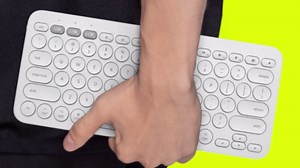 Logitech K380 Multi-Device Bluetooth Keyboard for Mac, Off White